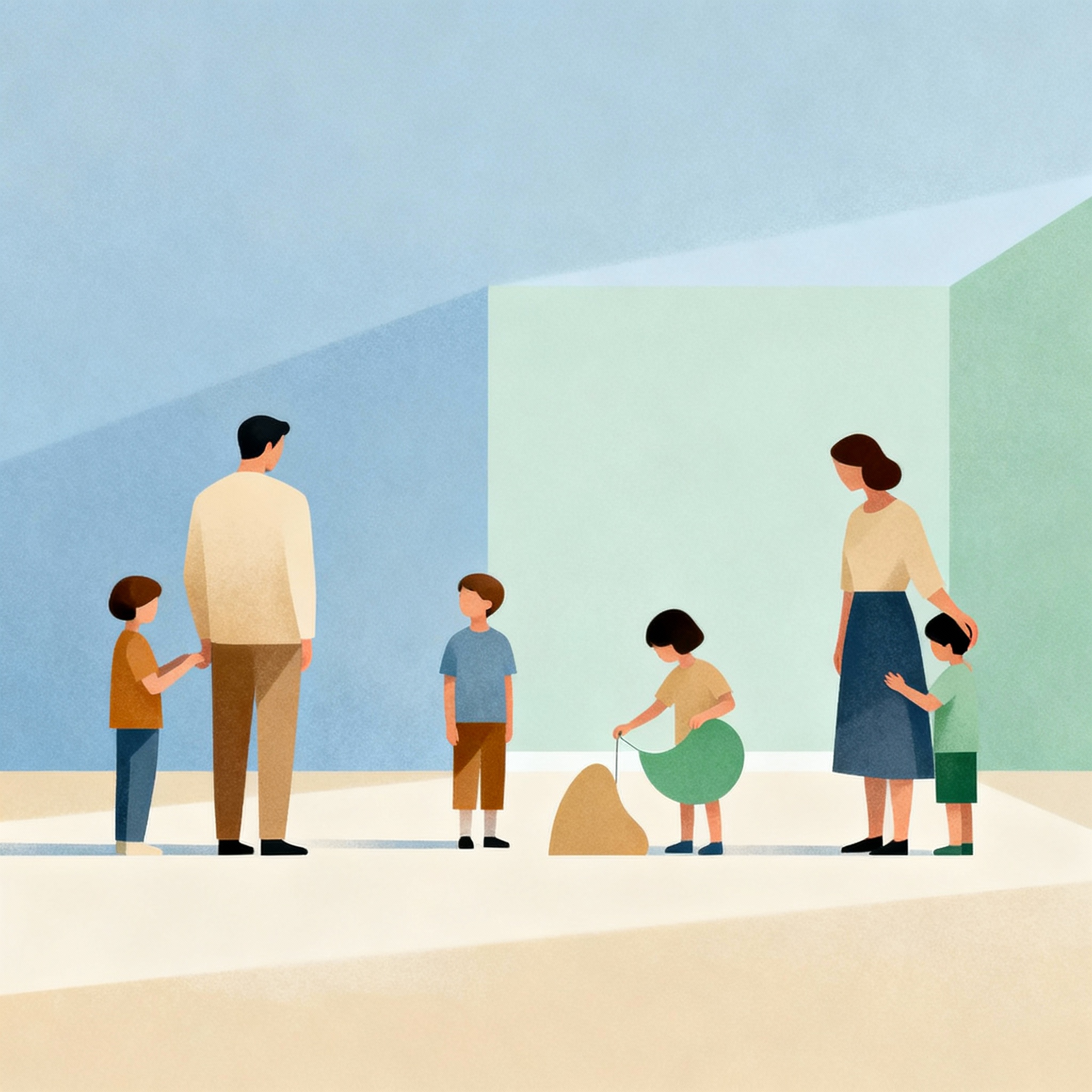 نقش‌های مختلف فرزندان در خانواده و تأثیر ترتیب تولد بر شخصیت به صورت مفهومی